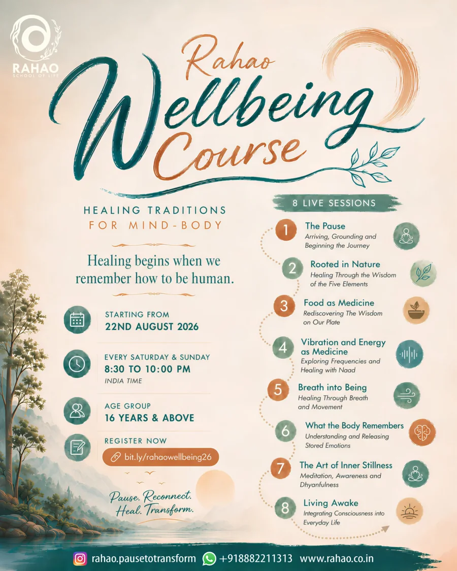 Rahao Wellbeing Course